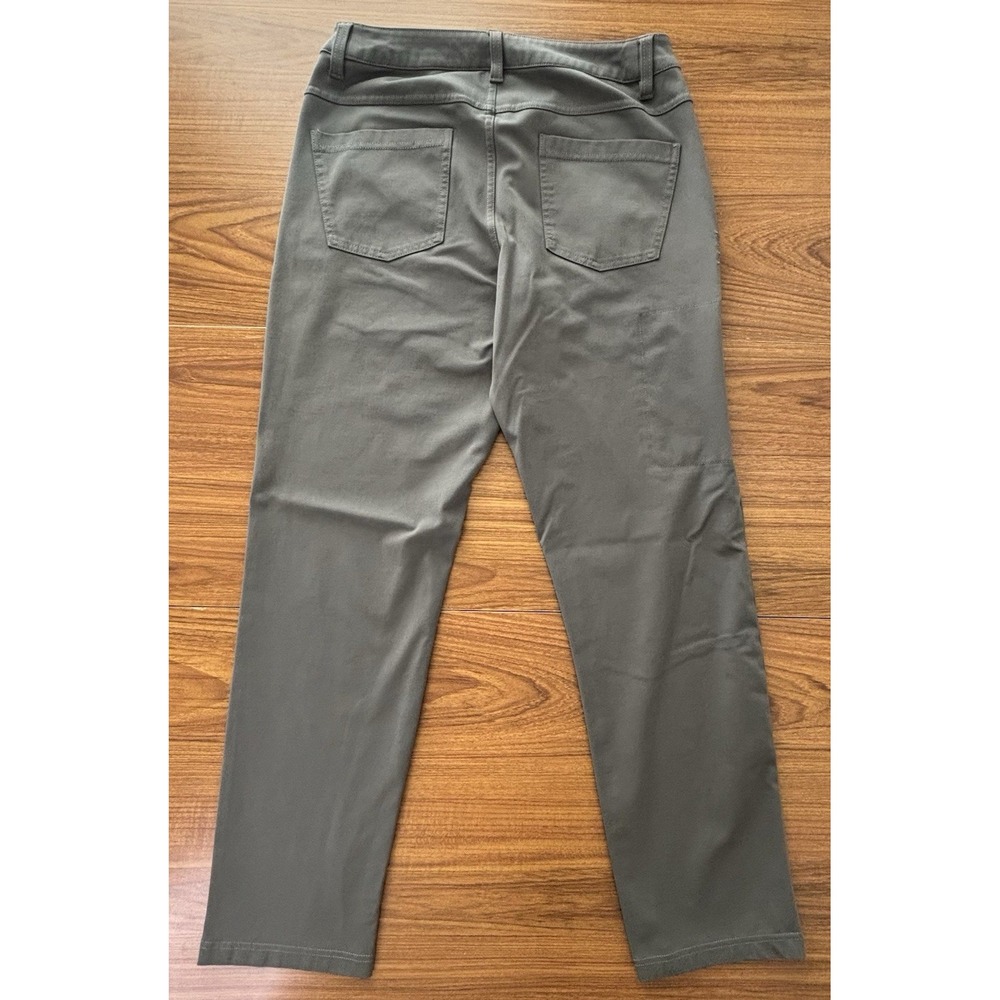 BYLT Pants Men 32 (Fits 31x30) Gray Premium Basics Classic Chino Slim Sateen‎